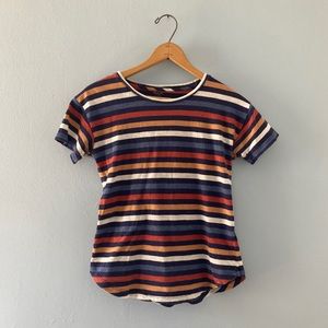 Fitted Madewell striped t-shirt.